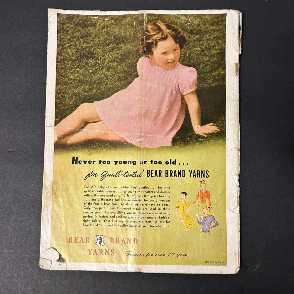 Vintage Knitting‎ Crochet Pattern Booklets Lot Mary Maxim Star Baby Book Good